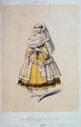 Jeanne Sophie Charlotte Cruvelli (1826-1907) dans le rôle principal de La Juive, 1er acte, vers 1850-60